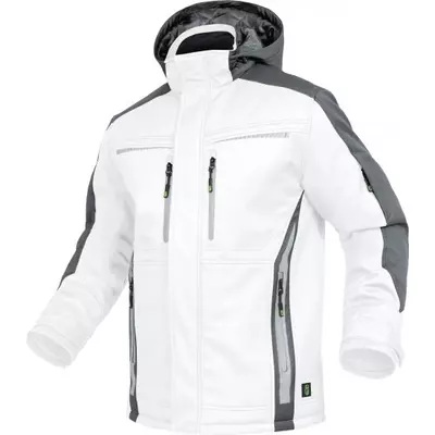 TRIUSO Flex-Line, Téli Softshell kabát fehér/szürke FLEXI24