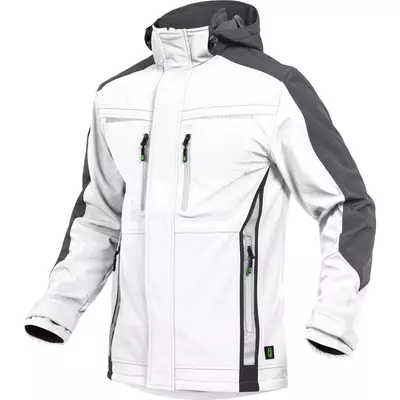 TRIUSO Flex-Line, Softshell kabát fehér/szürke FLEXS24