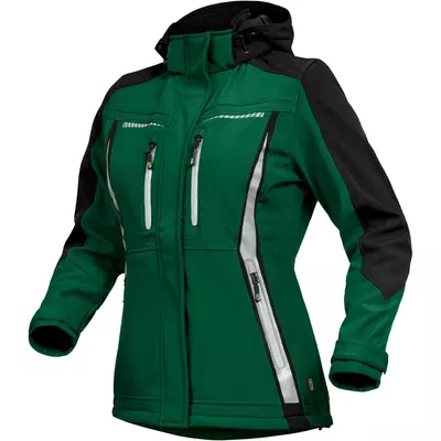 TRIUSO Flex-Line, Női Softshell kabát zöld/fekete FLXDS21